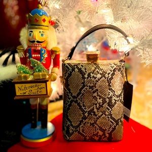 NEW Deluxity Snakeskin Print Vegan Leather